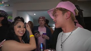 Jason Meets Jaden Newman At Plaqueboymax Party