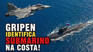 🚨GRIPEN PEGA SUBMARINO NUCLEAR ESPIONANDO A COSTA! INTERCEPTAÇÃO FEITA!