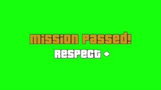 GTA mission passed! green screen