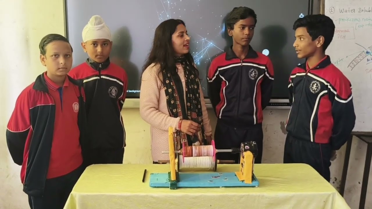 Manja Winding Machine |Science Working Model |How Manja Winding Machine Works| Science Project Model