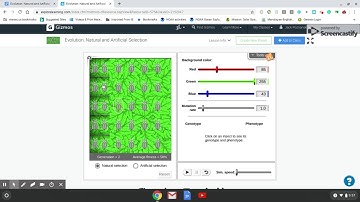 Natural and Artificial Selection Gizmo (Part1)