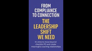 From Compliance to Connection: The Leadership Shift We Need