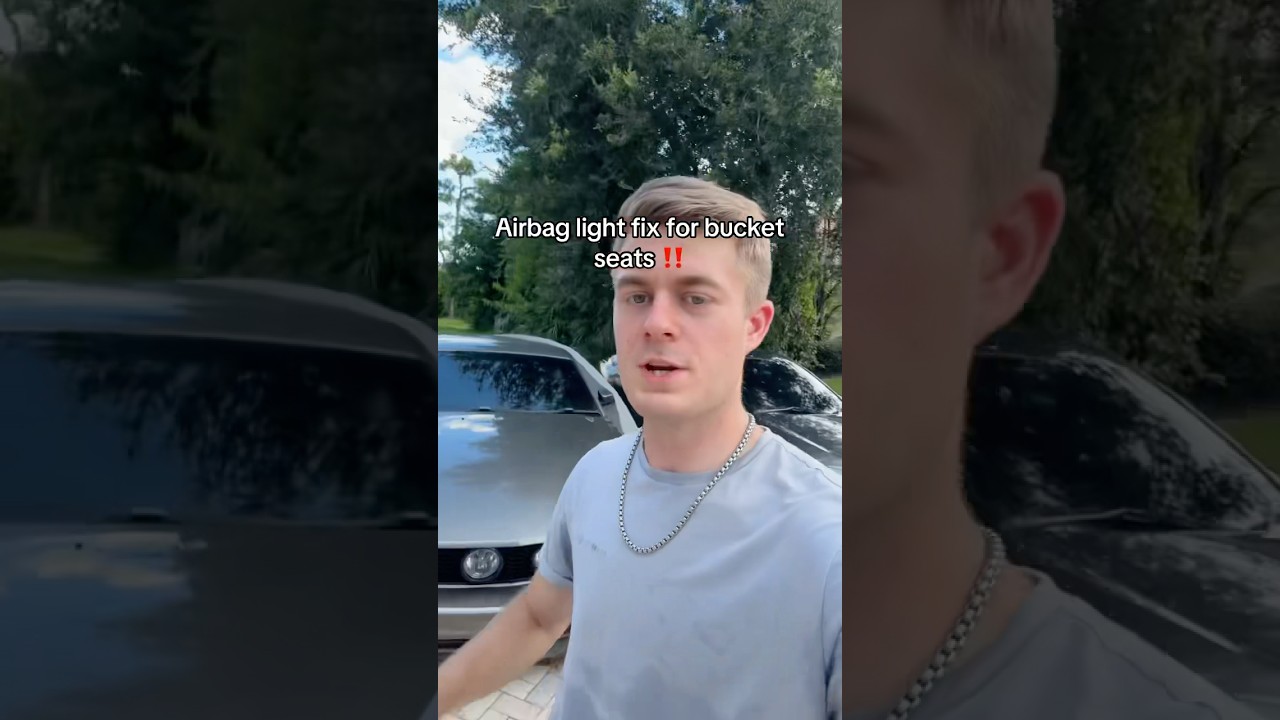 airbag light fix for racing seats! 