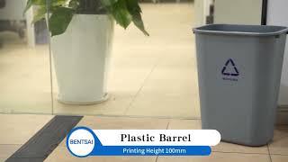 Handheld printer B85 - printing on Plastic Barrel