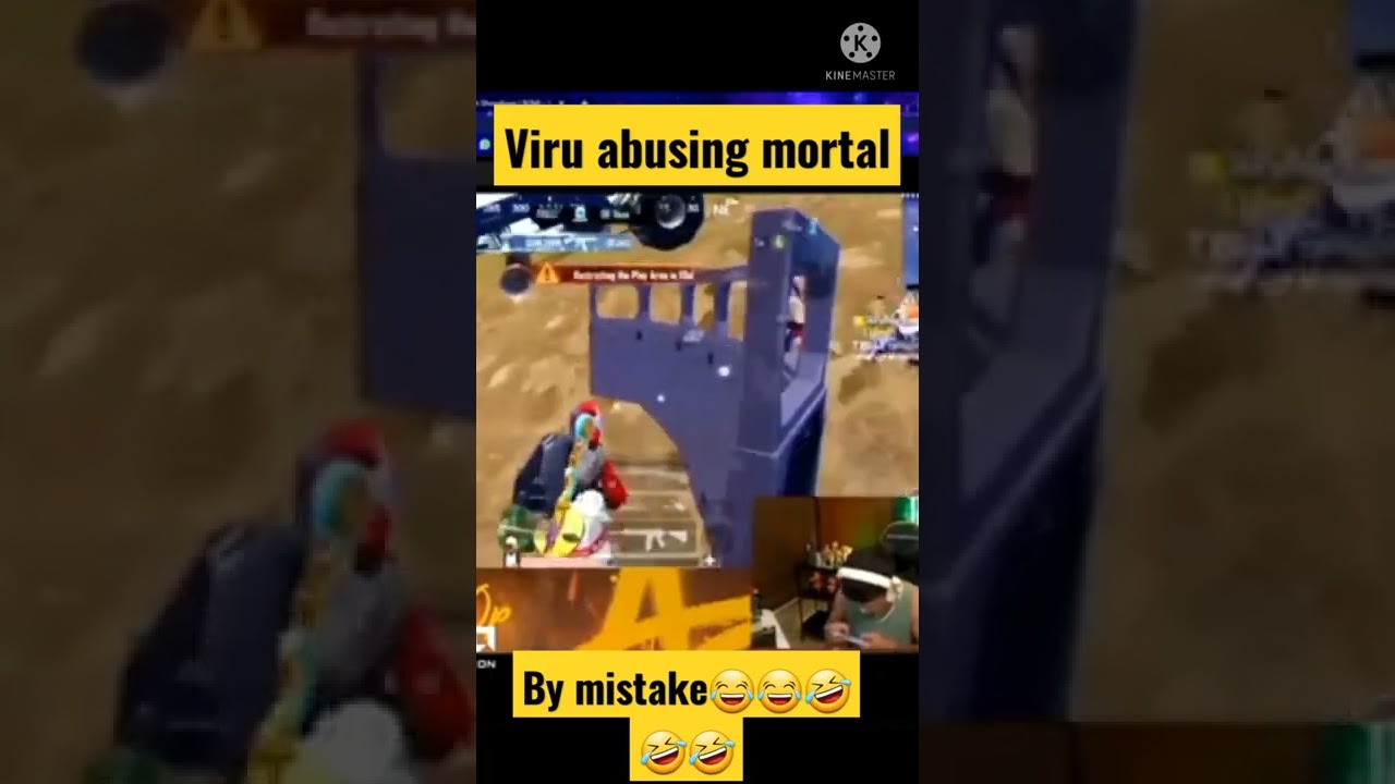 Viru abusing mortal by mistake🤣😅/Mortal and Scout funny reaction on viru/