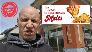 Pizza Hut's New Cheeseburger Melt!