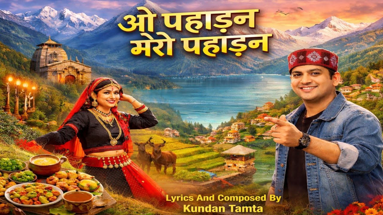 ओ पहाड़न मेरी पहाड़न | Lyrics & Composed Kundan Tamta | KD Tamta | O Pahadan Meri Pahadan 