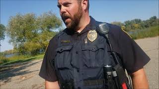 Officer Berry Explains That Im Camping In A Park Hutchinson, Mn