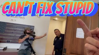 Olmos Park Second Amendment Audit (tyrant chief) walk of shame