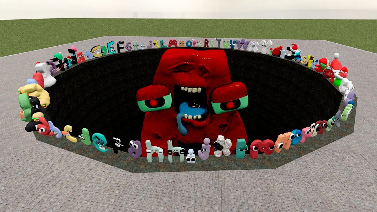 TORTURE ALL ALPHABET LORE FAMILY VS ZOMBIE A in Garry's Mod