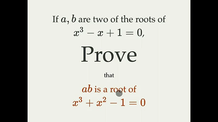 AMC10 Prep: Quadratic and Cubic Equations and Roots (Part 2)