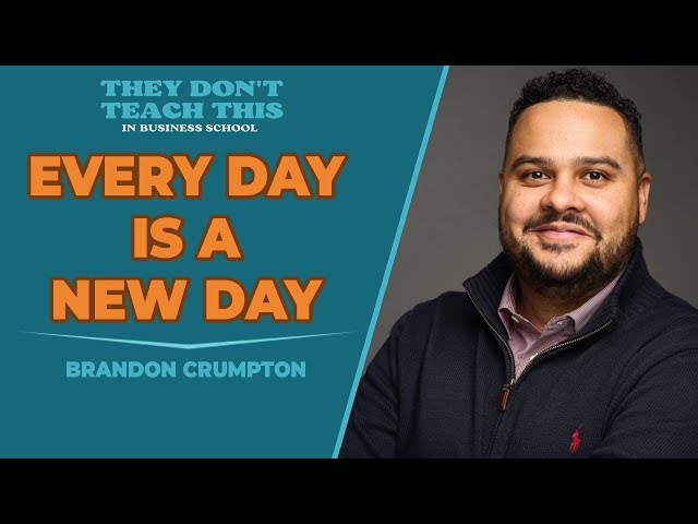 Entrepreneurs, it's you versus you. Brandon Crumpton interview.