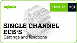 Singlechannel ECBS | Setting and functions