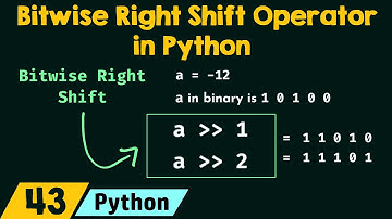 Bitwise Right Shift Operator in Python