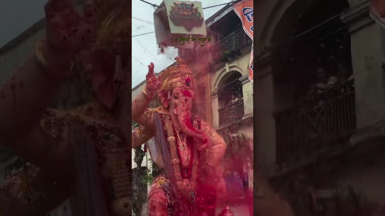 Mumbai Cha Raja 👀♥️ #mumbaicheganpati #ganesh #lalbaugcharaja #mumbaicharaja