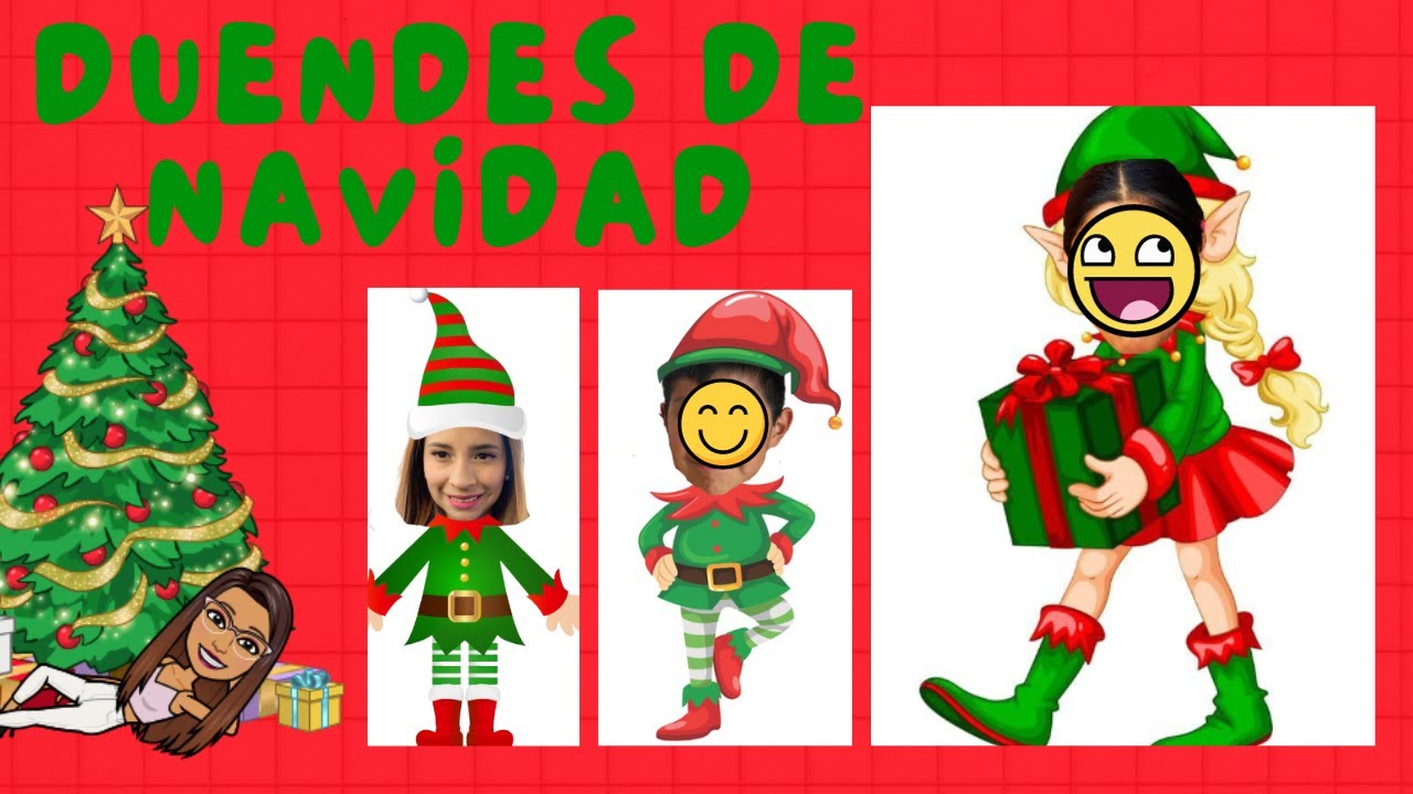 Manualidad para navidad facil - DUENDES CON FOTO - YouTube manualidad-para-navidad-facil-duendes-con-foto-youtube
