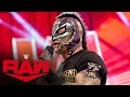 Rey Mysterio gives an emotional address during his 20th Anniversary Celebration: Raw, July 25, 202..