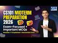 CS101 Midterm Preparation 2026 | Important MCQs + Modules 1–5 Explained | Lecture 01