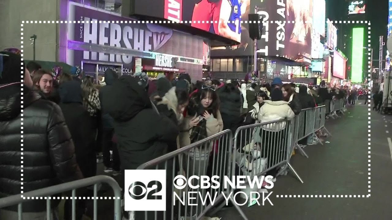 New Year's Eve revelers brave Omicron for Times Square party