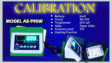 Calibration Of Accurate Indicator Model AE-990W Green Led
