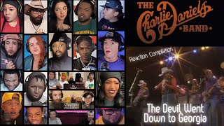 REACTION COMPILATION | The Charlie Daniels Band - The Devil Went Down to Georgia | First Time