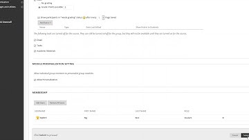 Group Wiki in Blackboard