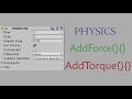 How to use the Rigidbody inside of Unity