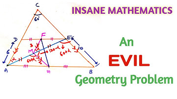 Geometry Q-5 | An Evil Geometry Problem |Geometry For CAT| PRMO Geometry| MATHEMATICS OLYMPIAD |