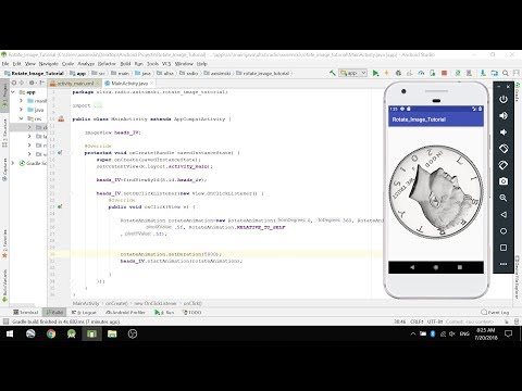 Android Studio - Rotate ImageView on Click