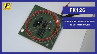 FK126 SUPER ELECTRONIC ROULETTE 36 DOT WITH SOUND
