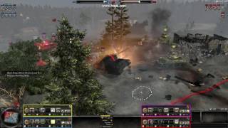 [Ghost Division] COH2 King Tiger knocked out.