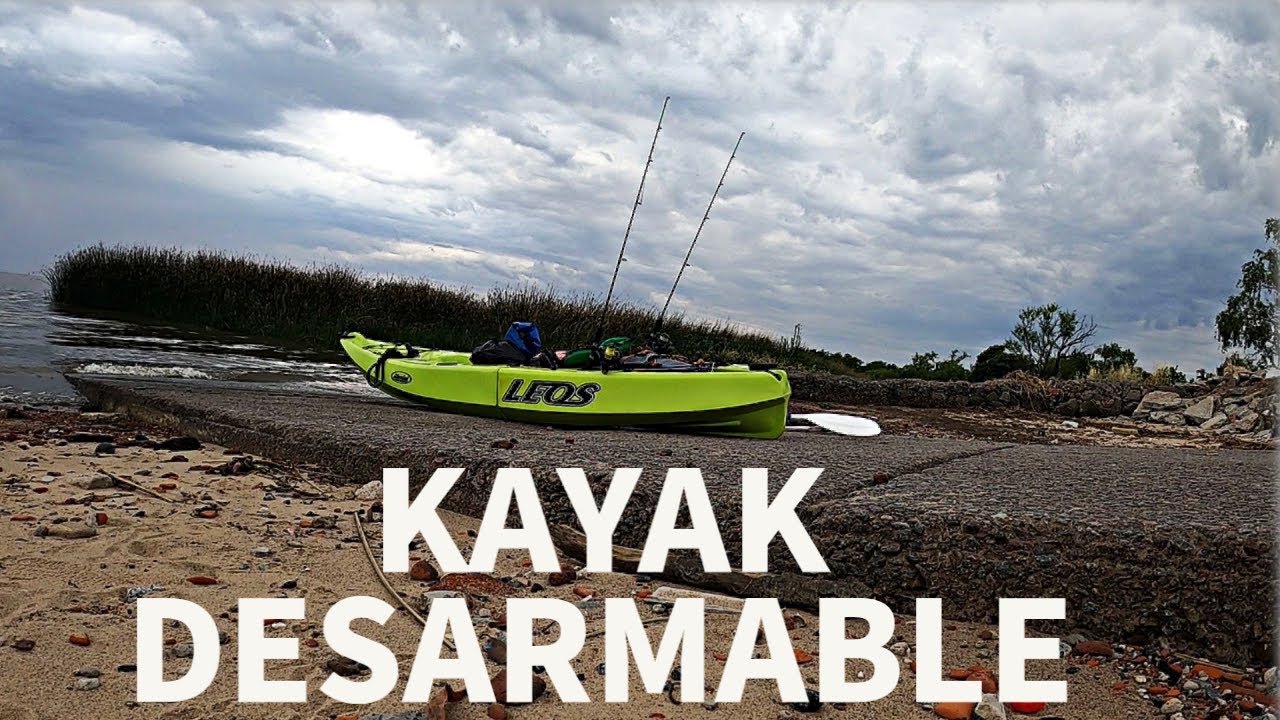 Dia de PESCA en KAYAK - Pruebo KAYAK Desarmable LEOS - 