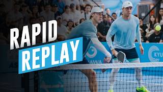 Ben Johns & Christian Alshon ESCAPE in THRILLER Pickleball Doubles | Rapid Replay