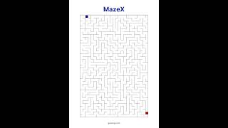 Free Printable Maze Puzzle #23 | Intermediate Brain Game