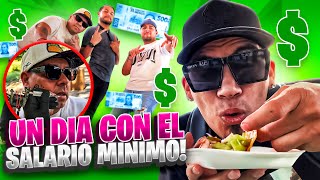 SOBREVIVIENDO 1 DÍA CON EL SALARIO MÍNIMO😳 | no nos alcanzó😂