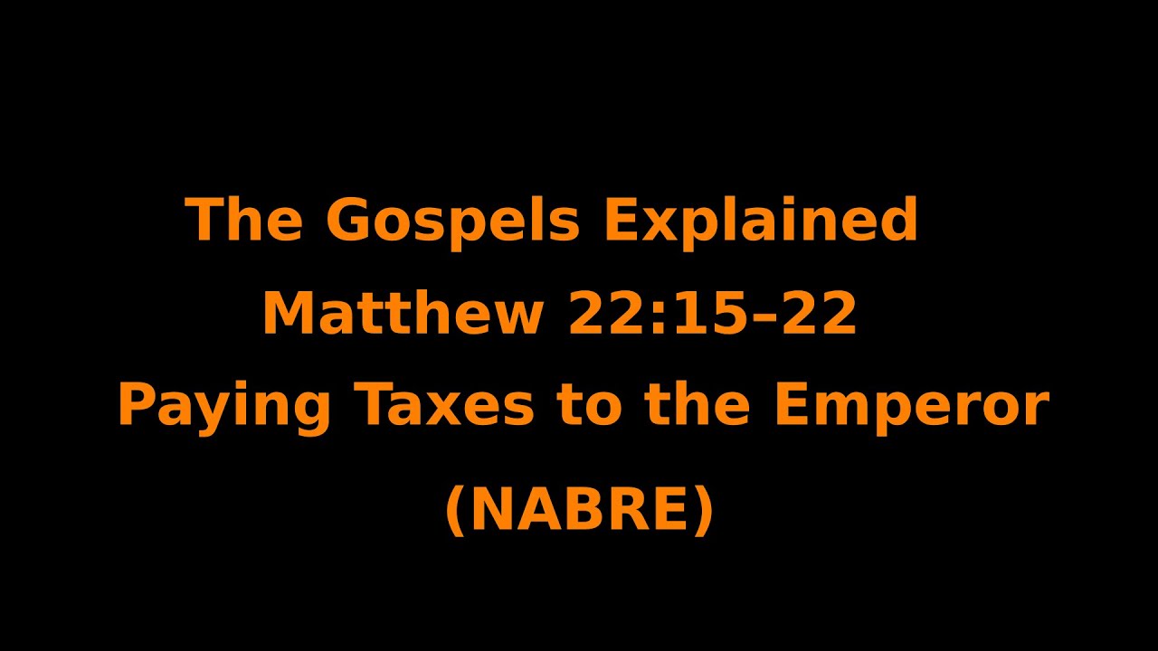 The Gospels Explained - Matthew 