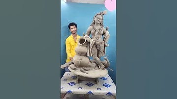 Makhan Chor Krishna🥰❤️ | How to make Clay Krishna Idols #Shorts #makhan_chor #Krishna #gopal #making