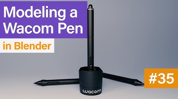 3D Modeling Wacom Pen in Blender - 35