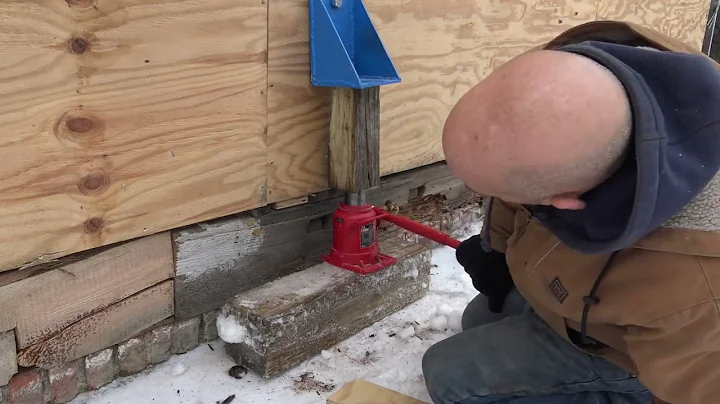 Replacing the sill plate/beam on a post and beam house 1840