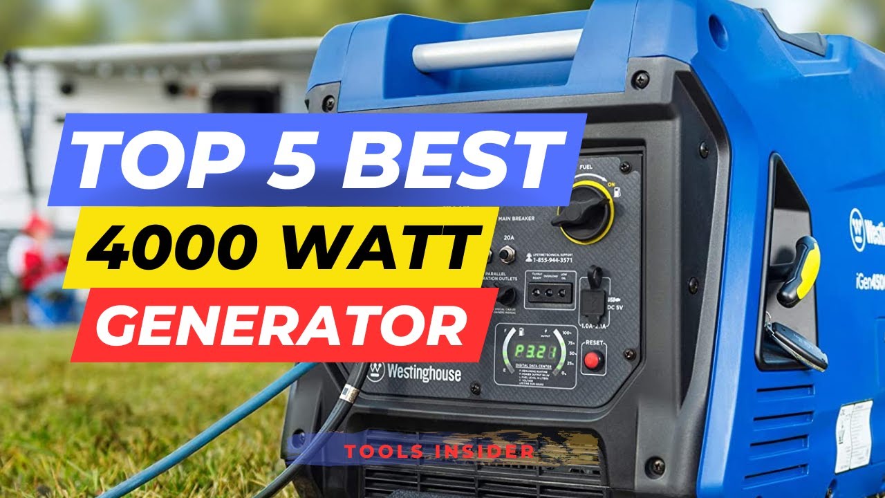 Top 5 Best 4000 Watt Generator Review of 2023 l Best 4000 Watt Generator Price on Amazon YouTube