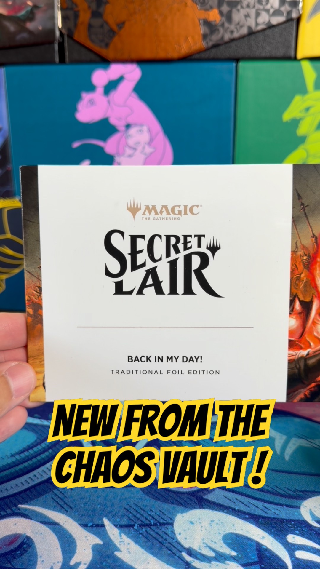 NEW MTG Secret Lair Chaos Vault Back In My Day! Drop