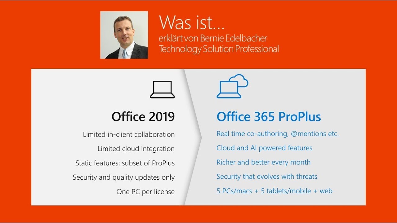 Office 2019 vs Office 365 ProPlus - YouTube