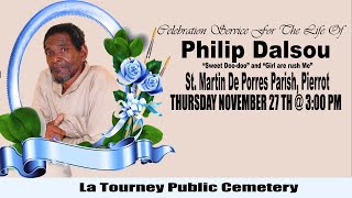 FUNERAL SERVICE  OF  Philip Dalsou