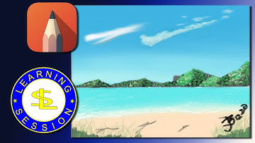 iPad Digital Art using Autodesk SketchBook Mobile | ASMR | Satisfying