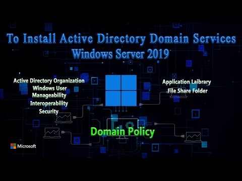 To Install Active Directory and Domain Service step by step in Microsoft Server 2019