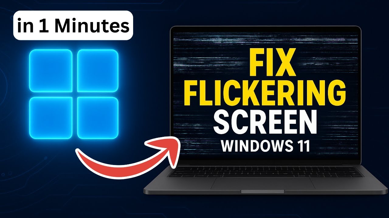 How To Fix Screen Flickering Windows 11 ( Step by Step ) - YouTube