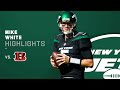 Mike White Highlights from Week 8 | New York Jets