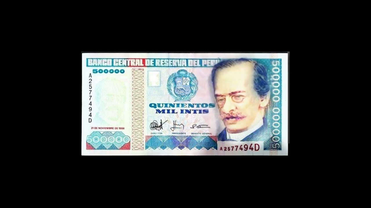 500,000 PERU LARGE CASH Money GERALDO RIVERA Convert