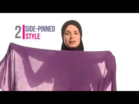 How to put a Hijab | 3 ways to put a hijab | Wear a hijab in 20 sec | Hijab Fashion style 2018