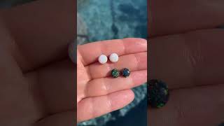 How to Make Opal Cabochon Earrings ✨